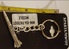 MIM-104 Patriot Missile Pewter Keychain