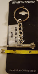 MIM-104 Patriot Missile Pewter Keychain