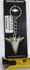 Lockheed Martin X-33 Space Plane Pewter Keychain