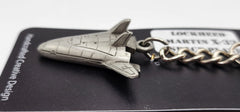 Lockheed Martin X-33 Space Plane Pewter Keychain