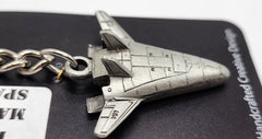 Lockheed Martin X-33 Space Plane Pewter Keychain