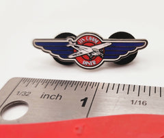 Tin Goose Diner Wings Tri-Motor Logo Enamel Pin