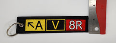 Llavero bordado AV8R