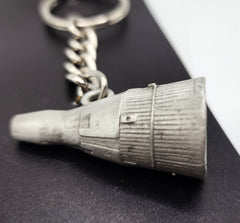 Gemini VIII Spacecraft Pewter Keychain