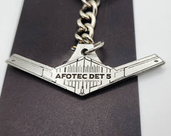 Northrop Grumman B-21 Raider Bomber Airplane Flat Pewter Keychain