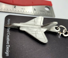 Douglas F5D-1 Skylancer Pewter Airplane Keychain