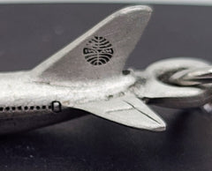 Pan Am Boeing 747 (B747) Airliner Pewter Keychain