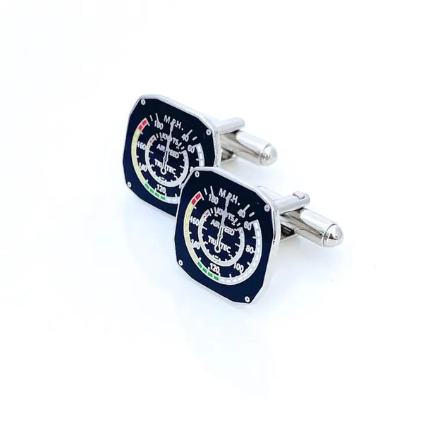 Airspeed Indicator Flight Series Cufflinks