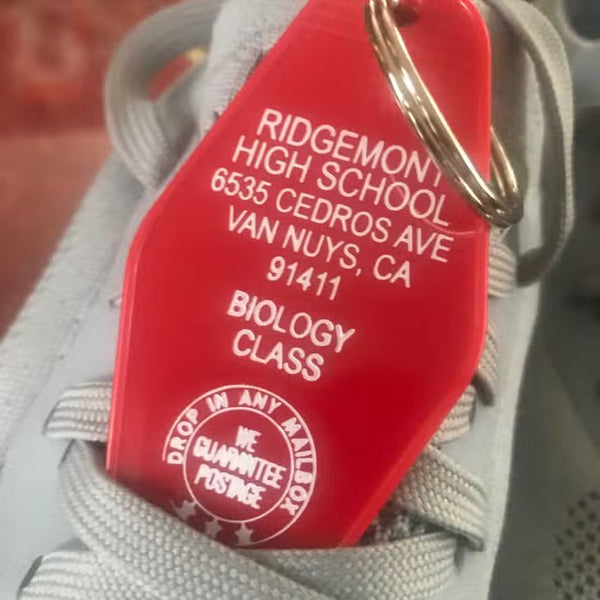 Ridgemont High School (Fast Times at Ridgemont High) Motel Key FOB Keychain