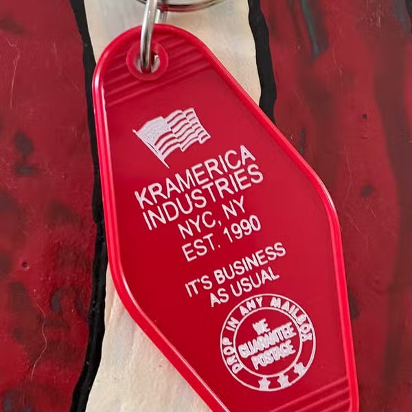 Kramerica Industries (Seinfeld) Motel Key FOB Keychain