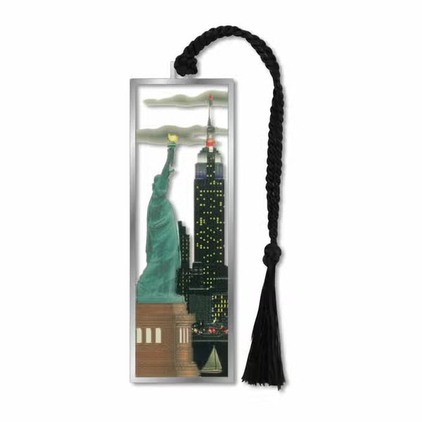 Marcador de la libertad y el Empire State