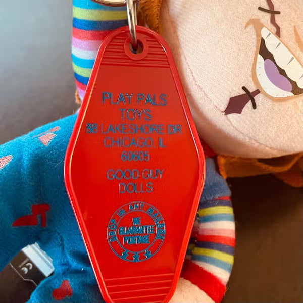 Play Pals Toys (Child's Play) Motel Key FOB Keychain