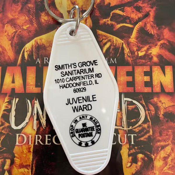 Smith's Grove Sanitarium (1978 Movie, Halloween) Motel Key FOB Keychain