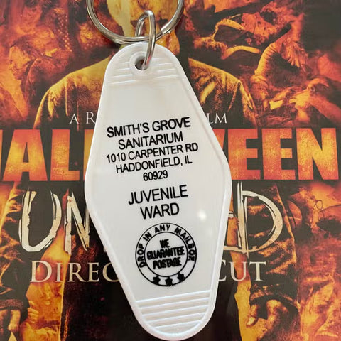 Smith's Grove Sanitarium (1978 Movie, Halloween) Motel Key FOB Keychain