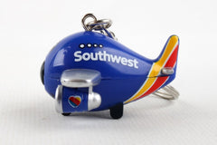 Southwest Airlines Mini Airplane w/Lights & Sounds Keychain