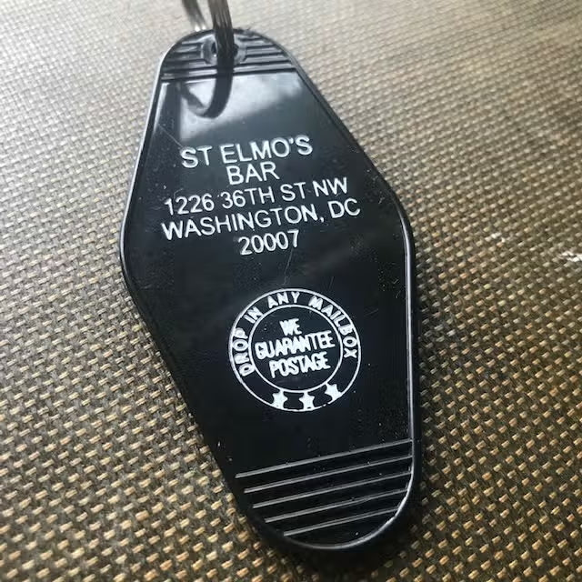 St. Elmo's Bar (St. Elmo's Fire) Motel Key FOB Keychain