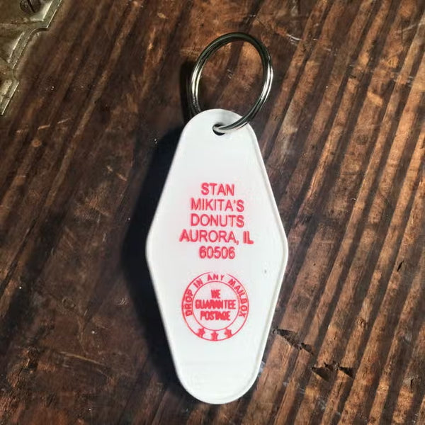 Stan Mikita's Donuts (Wayne's World) Motel Key FOB Keychain