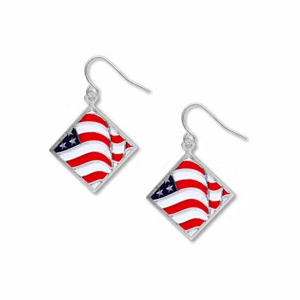 The Flag - Giclee Print Earrings