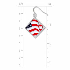 The Flag - Giclee Print Earrings