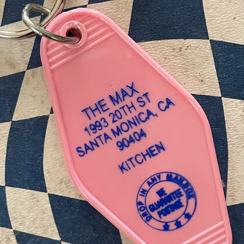 The Max (Saved By the Bell) Motel Key FOB Keychain