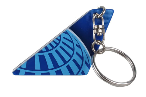 United Airlines Aircraft Tail Keychain