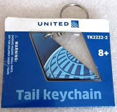 United Airlines Aircraft Tail Keychain