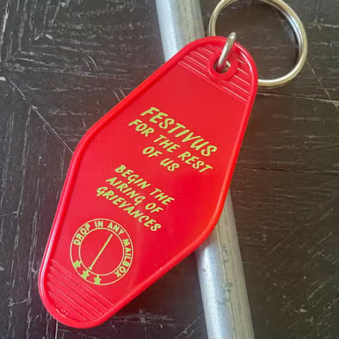 Festivus (Seinfeld) Holiday Motel Key FOB Keychain