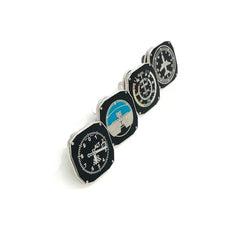 Pin de solapa de la serie de vuelo con indicador de horizonte