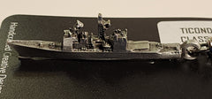 Ticonderoga-Class Guided Missile Cruiser Ship Pewter Keychain