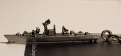 Oliver Hazard Perry-Class Frigate Pewter Ship Keychain