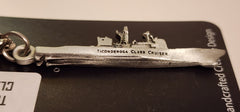 Ticonderoga-Class Cruiser Ship Pewter Keychain