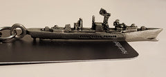Oliver Hazard Perry-Class Frigate Pewter Ship Keychain