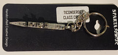 Ticonderoga-Class Cruiser Ship Pewter Keychain