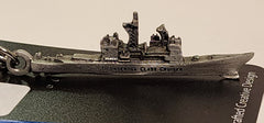 Ticonderoga-Class Guided Missile Cruiser Ship Pewter Keychain