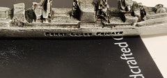 Oliver Hazard Perry-Class Frigate Pewter Ship Keychain
