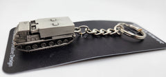 Lockheed Martin M270 Multiple Launch Rocket System (M270 MLRS) Pewter Keychain