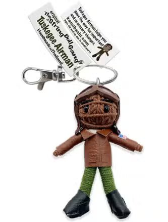 Tuskegee Airmen String Doll Keychain