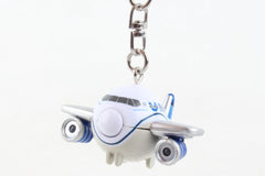 United Airlines Mini Airplane w/Lights & Sounds Keychain