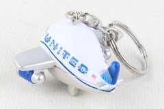 United Airlines Mini Airplane w/Lights & Sounds Keychain