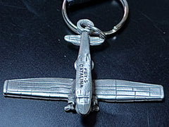 Liberty Aviation Museum WWII Consolidated PBY Catalina Pewter Airplane Carabiner Keychain