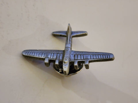 WWII Boeing B-17 Flying Fortress Bomber Airplane Pewter Lapel Pin