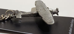Ford Tri-Motor "Tin Goose" Pewter Airplane Keychain