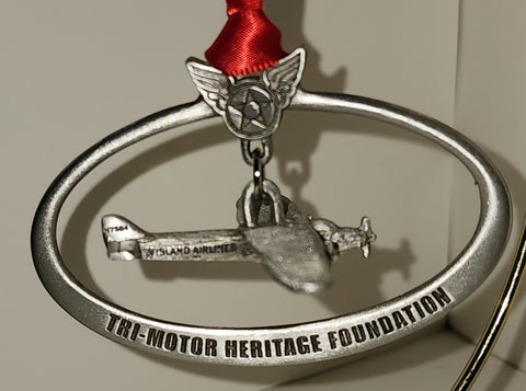 Adorno de avión en 3D de Ford Tri-Motor Island Airlines