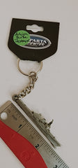 Arleigh Burke Class Guided Missile Destroyer (DDG) 3D Ship Pewter Keychain