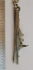 Arleigh Burke Class Guided Missile Destroyer (DDG) 3D Ship Pewter Keychain