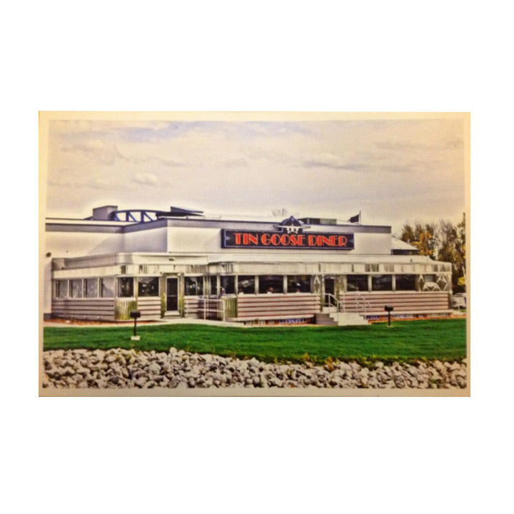 Tin Goose Diner Postcard,