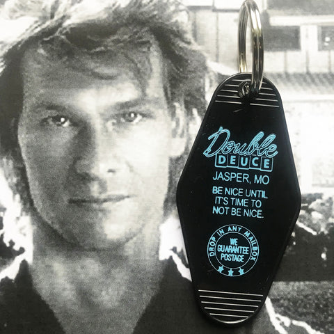 Double Deuce (From movie Roadhouse) Motel Keychain