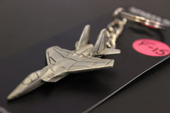 McDonnell Douglas F-15 Eagle Airplane Pewter Keychain