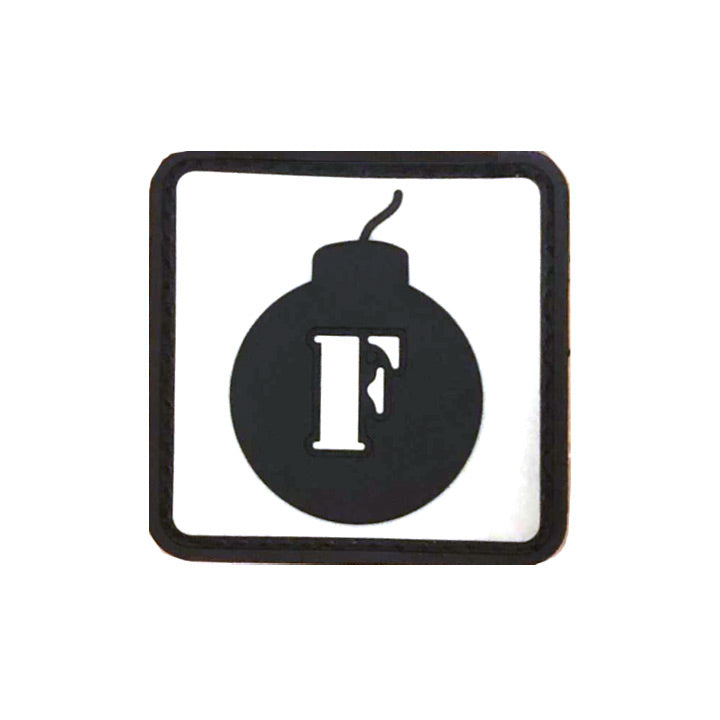 F Bomb Square Velcro Patch