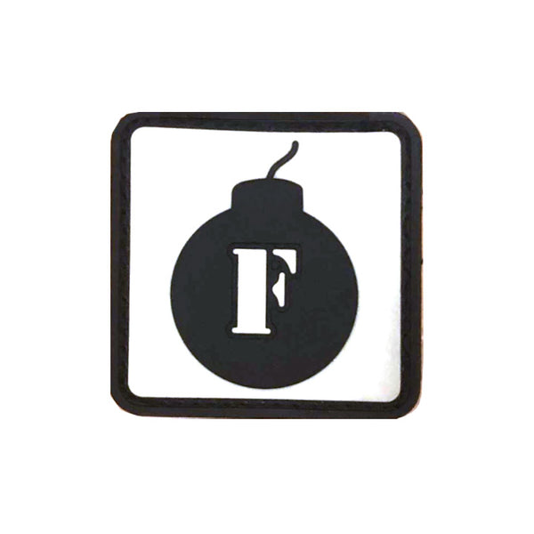 F Bomb Square Velcro Patch